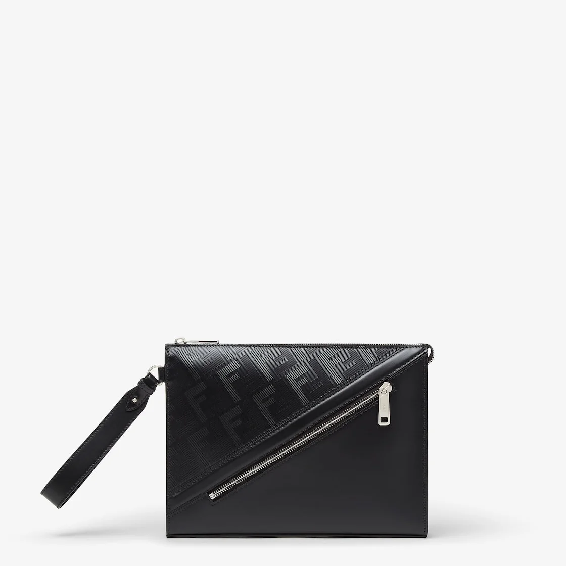 Fendi Shadow Diagonal Clutch - 1
