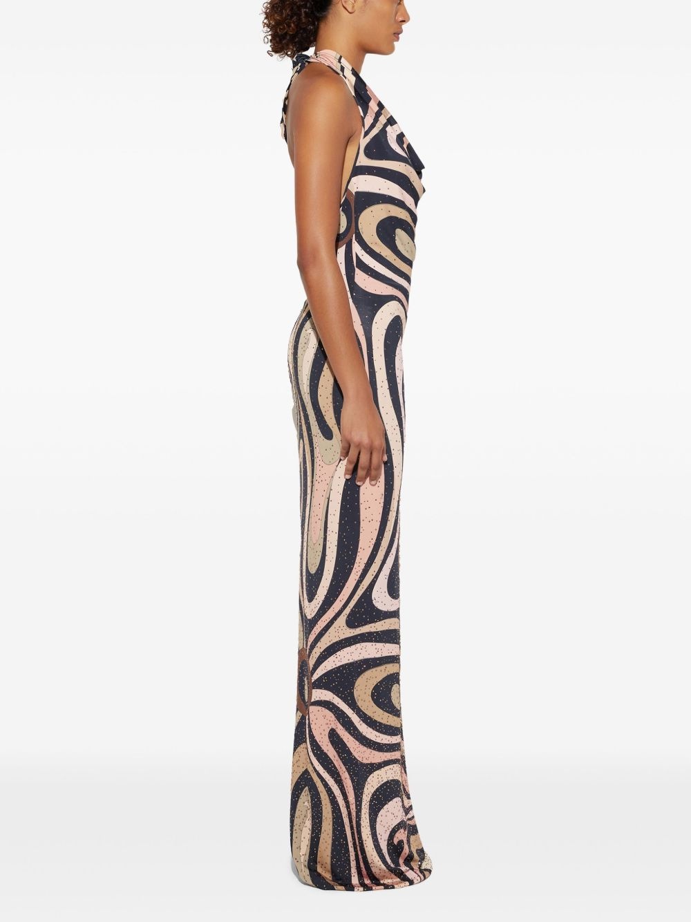 marmo-print dress - 3