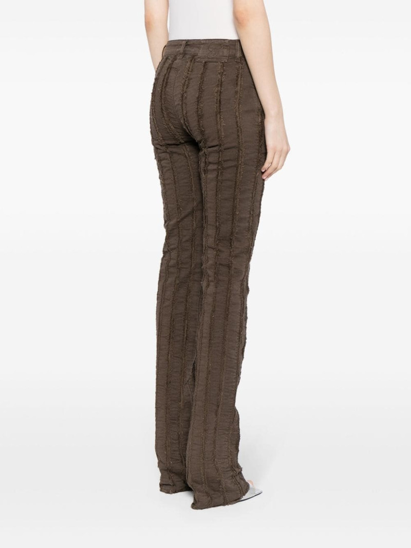striped straight-leg trousers 4