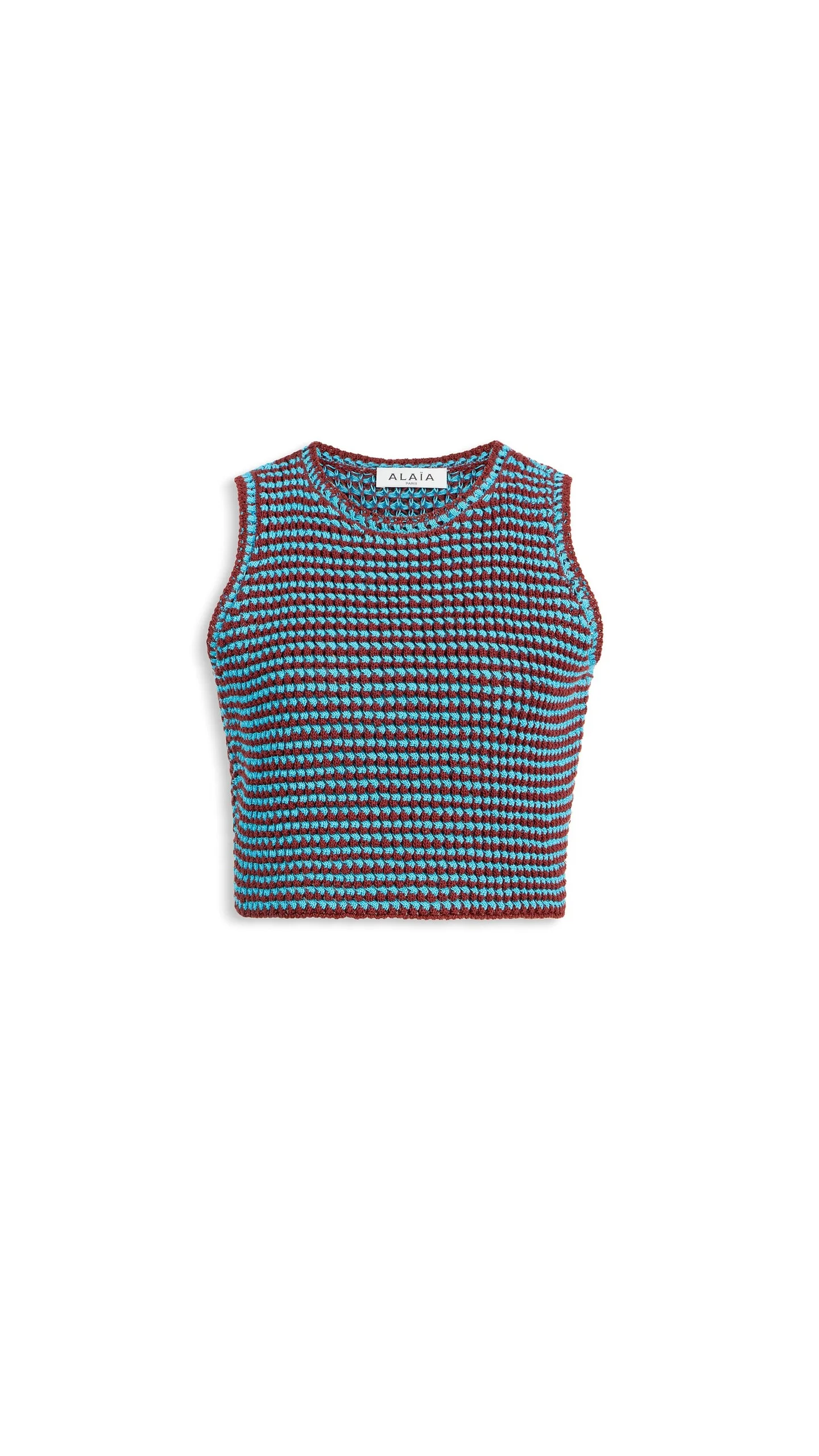 CROCHET KNIT CROP TOP - 1