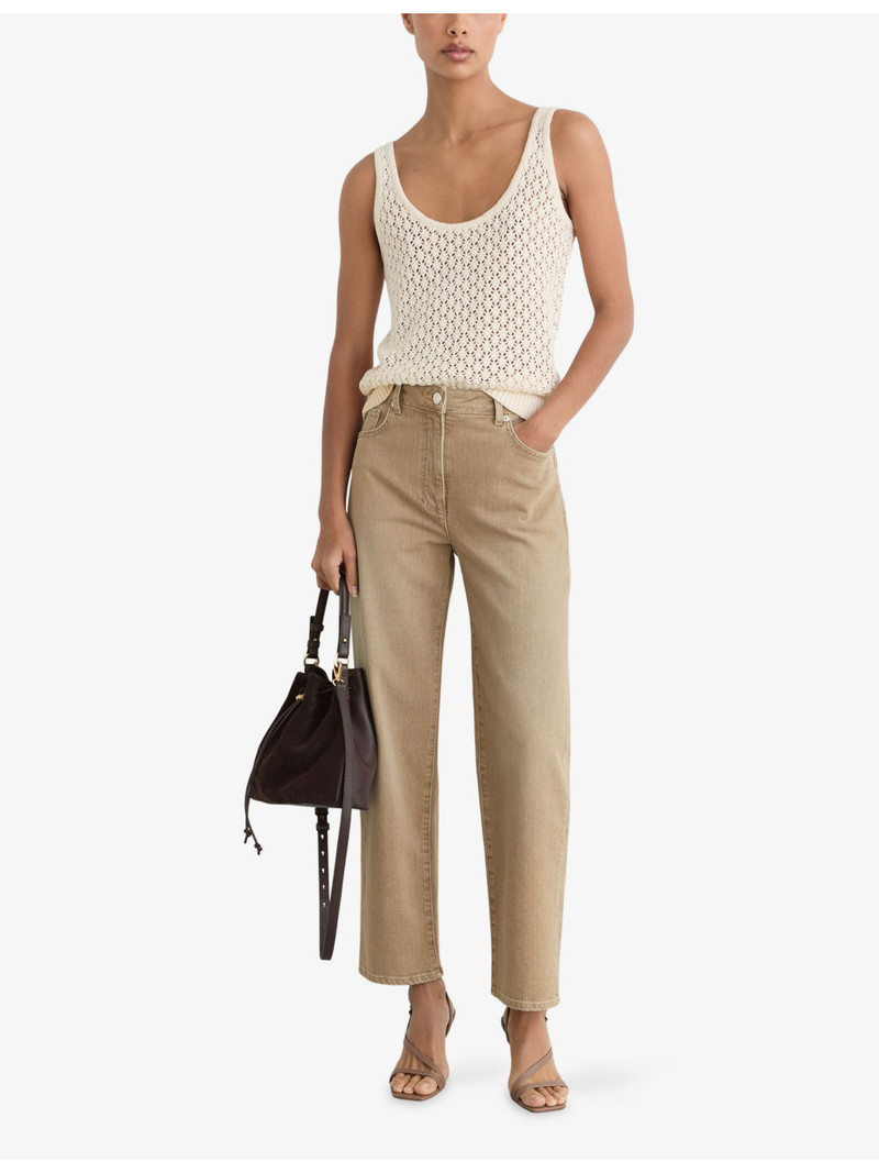 REISS Selin Straight-Leg Mid-Rise Denim Jeans outlook