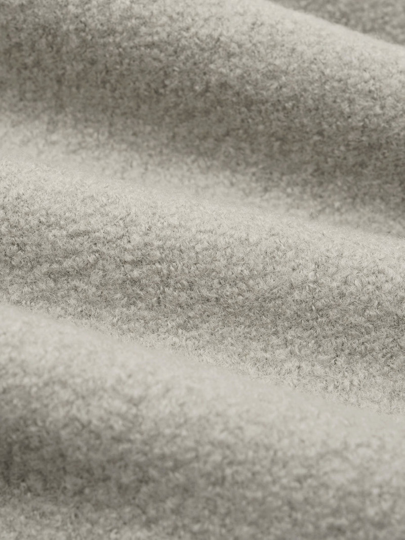 Boiled Wool Stand Collar Overcoat 4