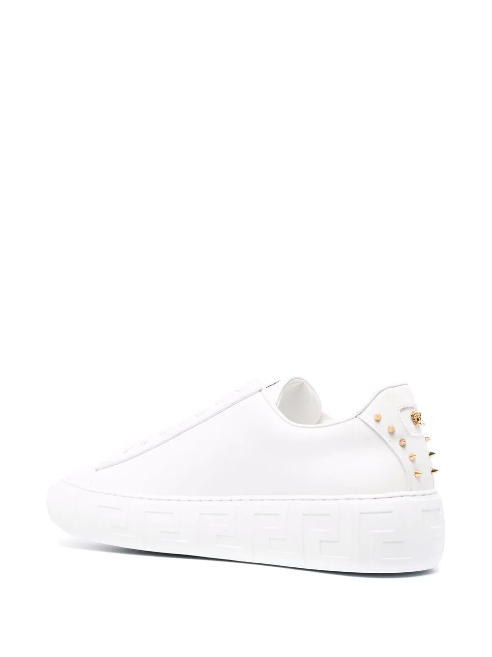 Greca studded low-top sneakers - 3