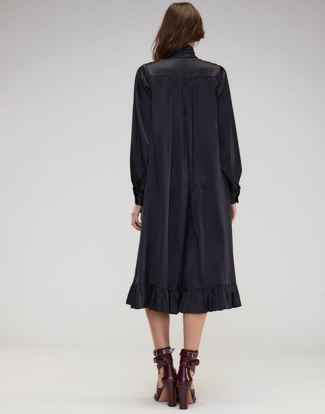 Monroe Silk Charmeuse Dress - 6