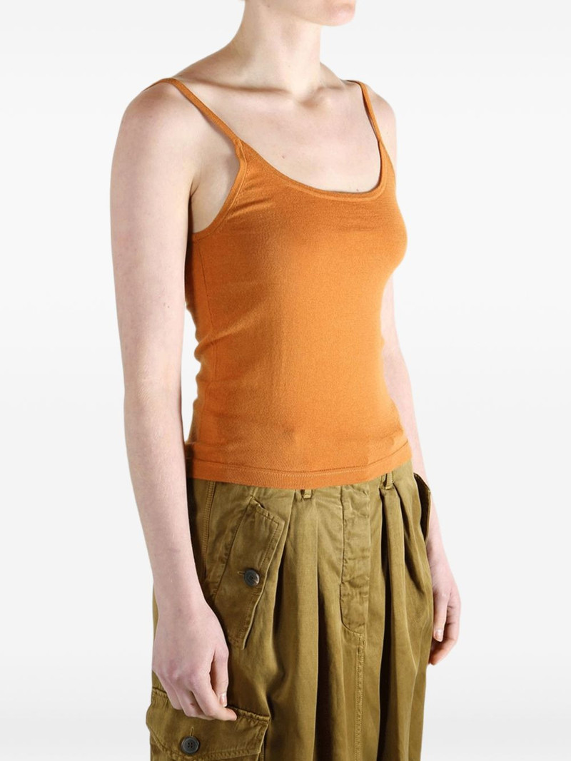 extreme cashmere Britney spaghetti-strap top outlook