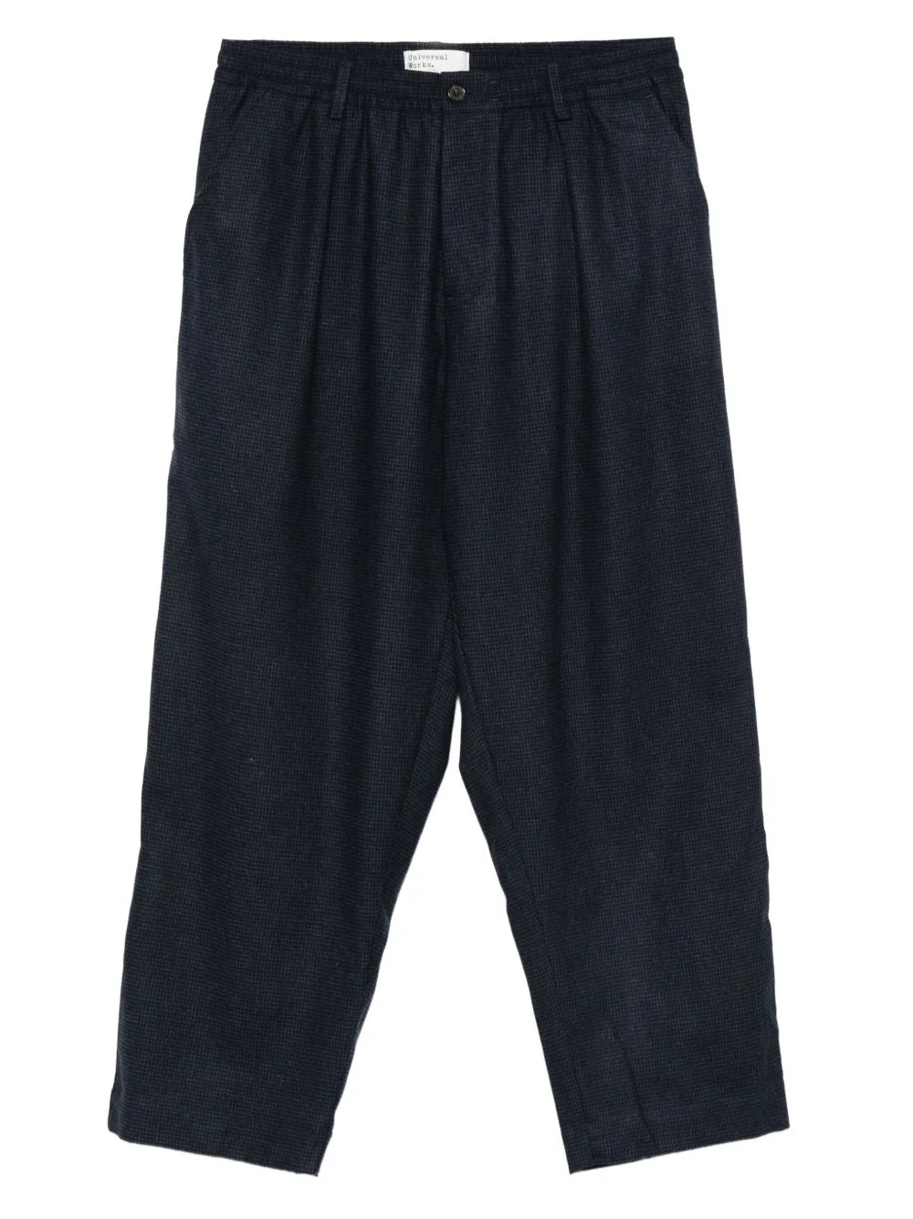 pleated-front tapered trousers - 1