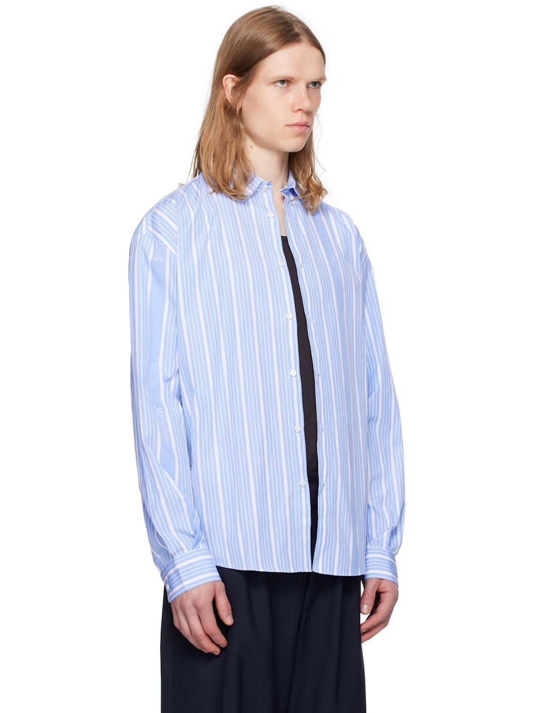 White & Blue La Casa 'The Simon' Shirt - 2