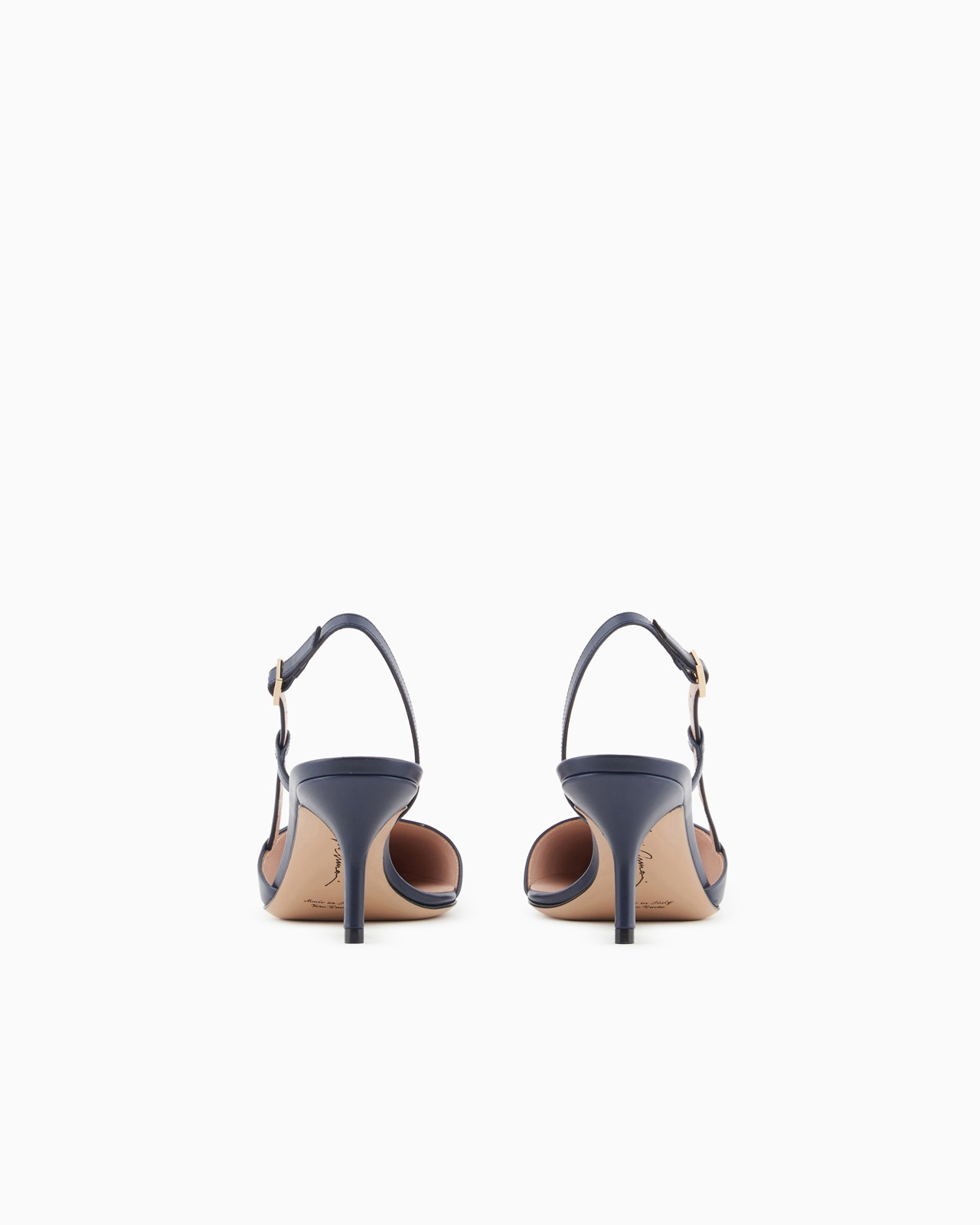 Leather slingbacks - 4