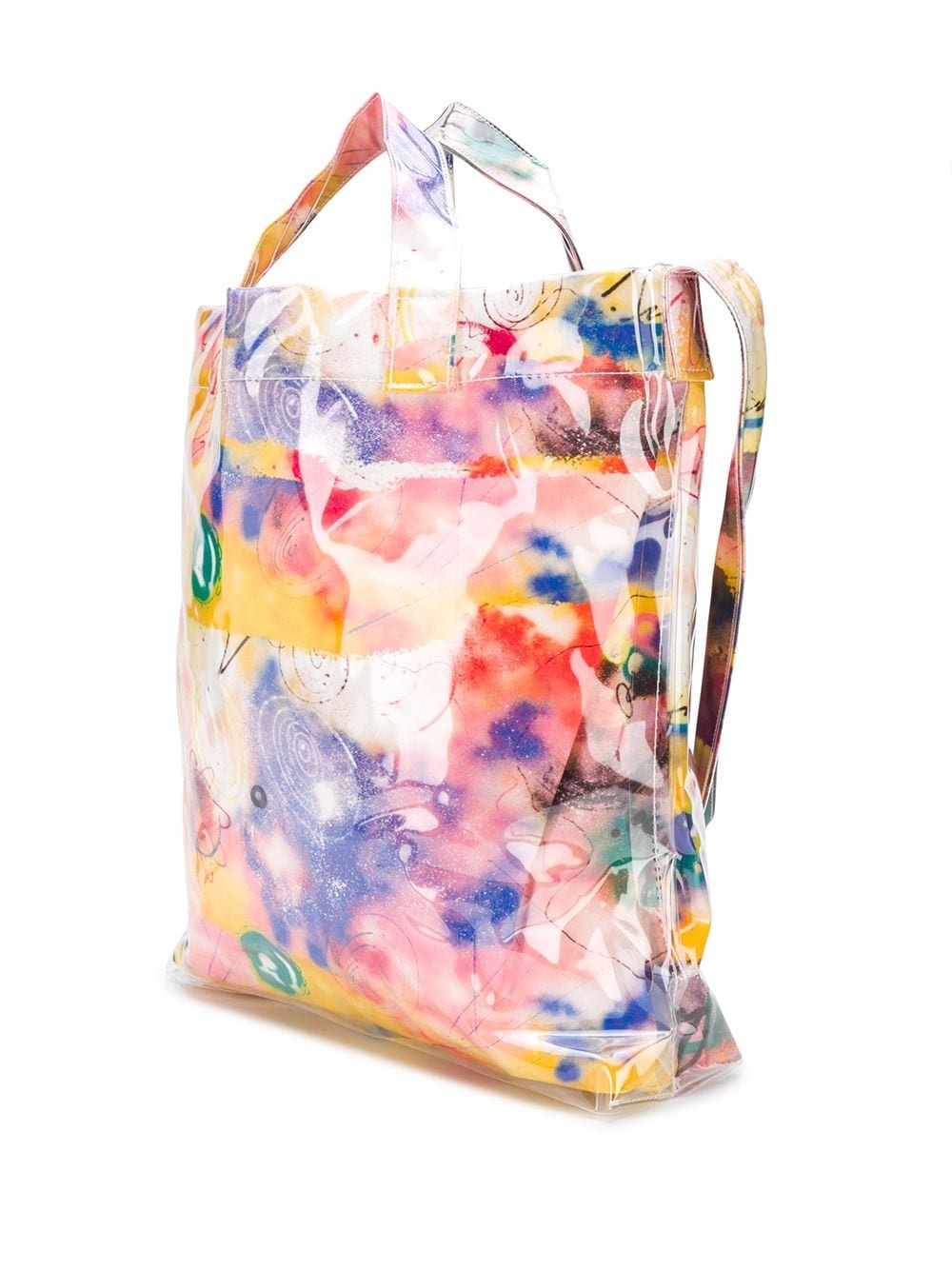 abstract print shoulder bag - 3