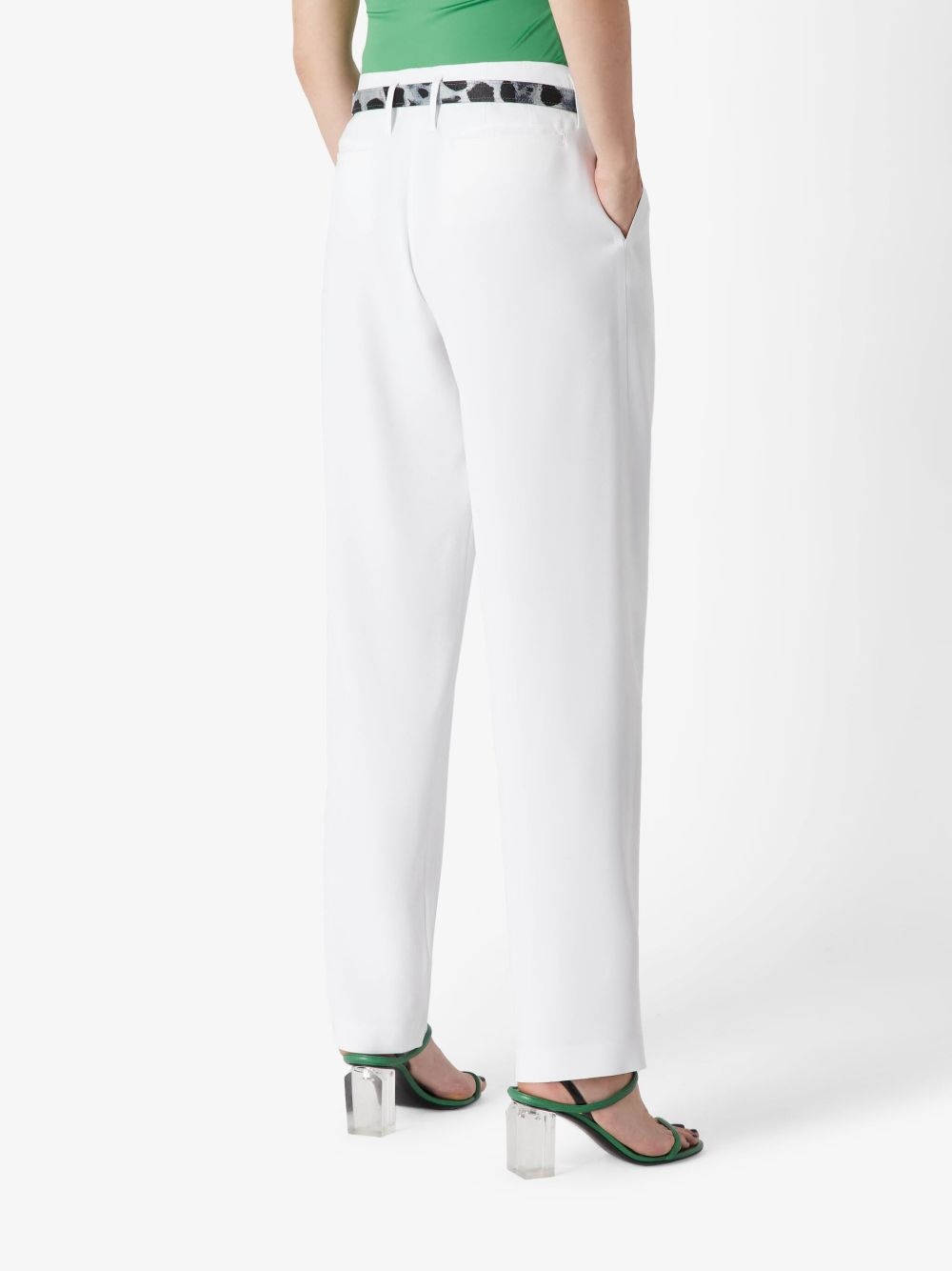 tailored straight-leg trousers - 4
