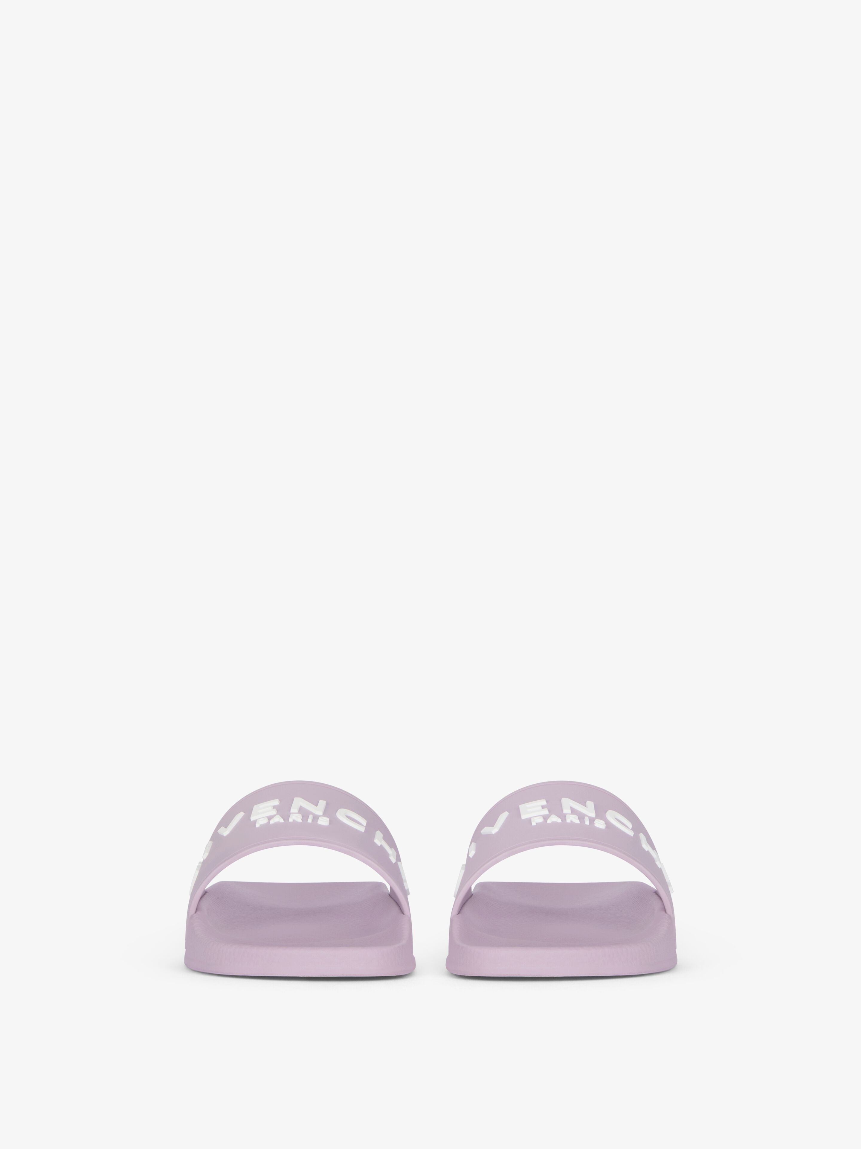 SLIDE FLAT SANDALS IN RUBBER - 2
