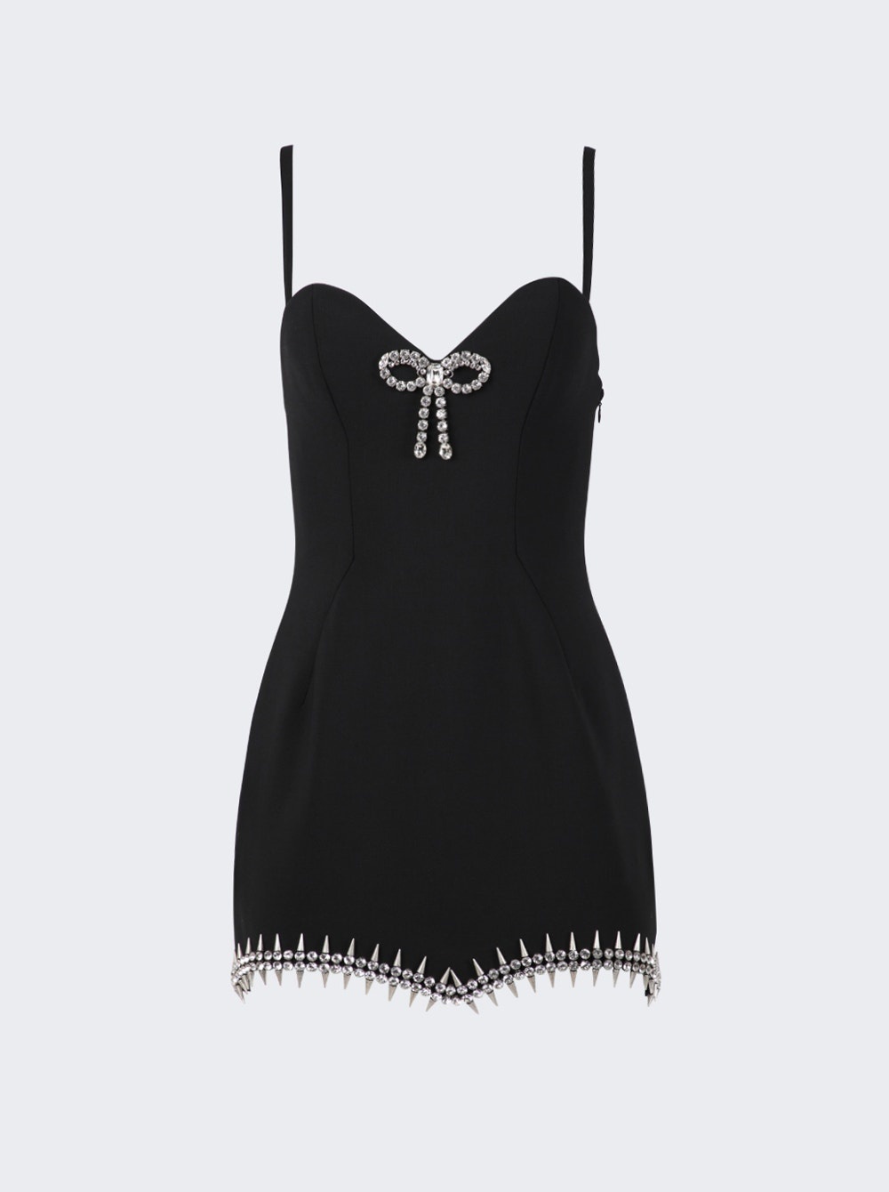 Crystal Spike Mini Dress - 1