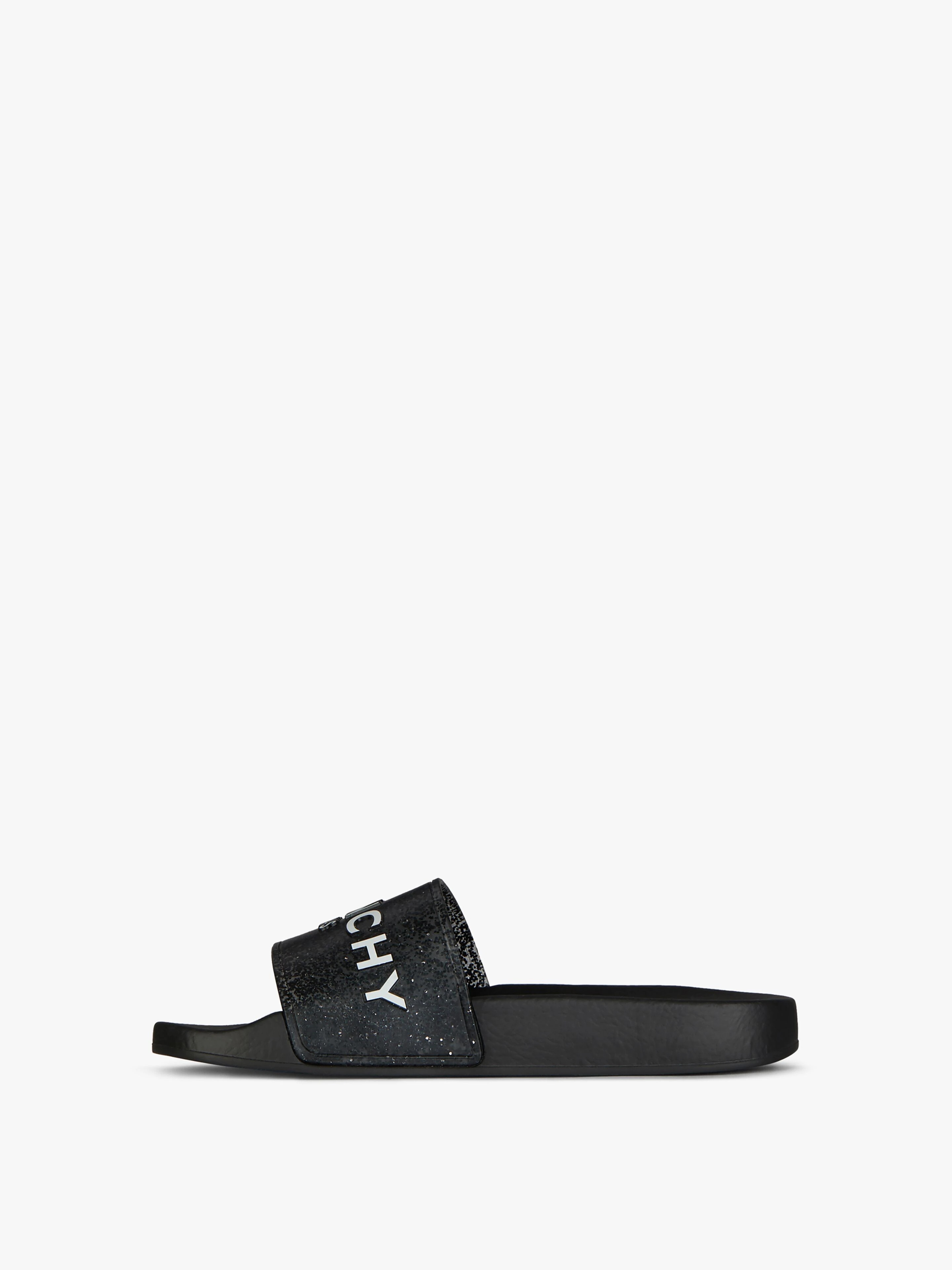 GIVENCHY PARIS SEQUINED FLAT SANDALS - 3