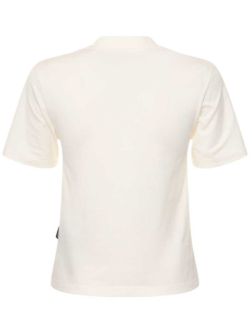 Classic logo fitted cotton t-shirt - 5