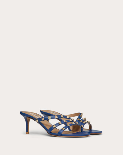 Valentino Rockstud Calfskin Slide Sandal 60 mm / 2.4 in. outlook