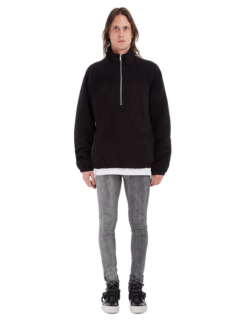 Black Pullover Windbreaker Jacket 7