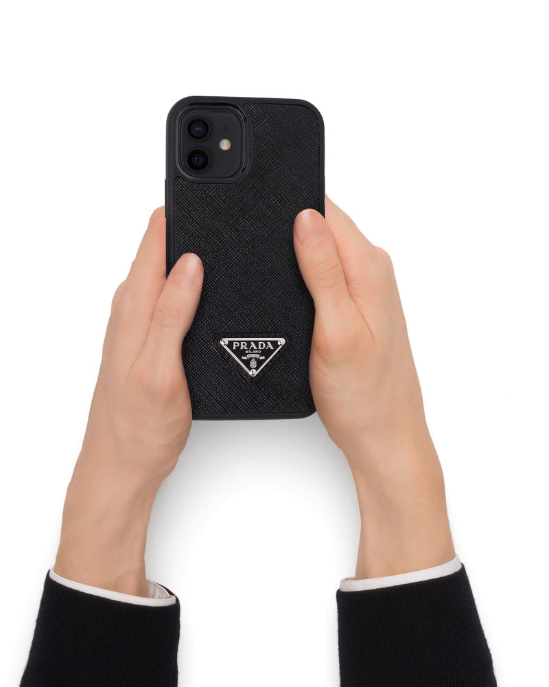 Prada Saffiano cover for iPhone 12 and 12 Pro outlook