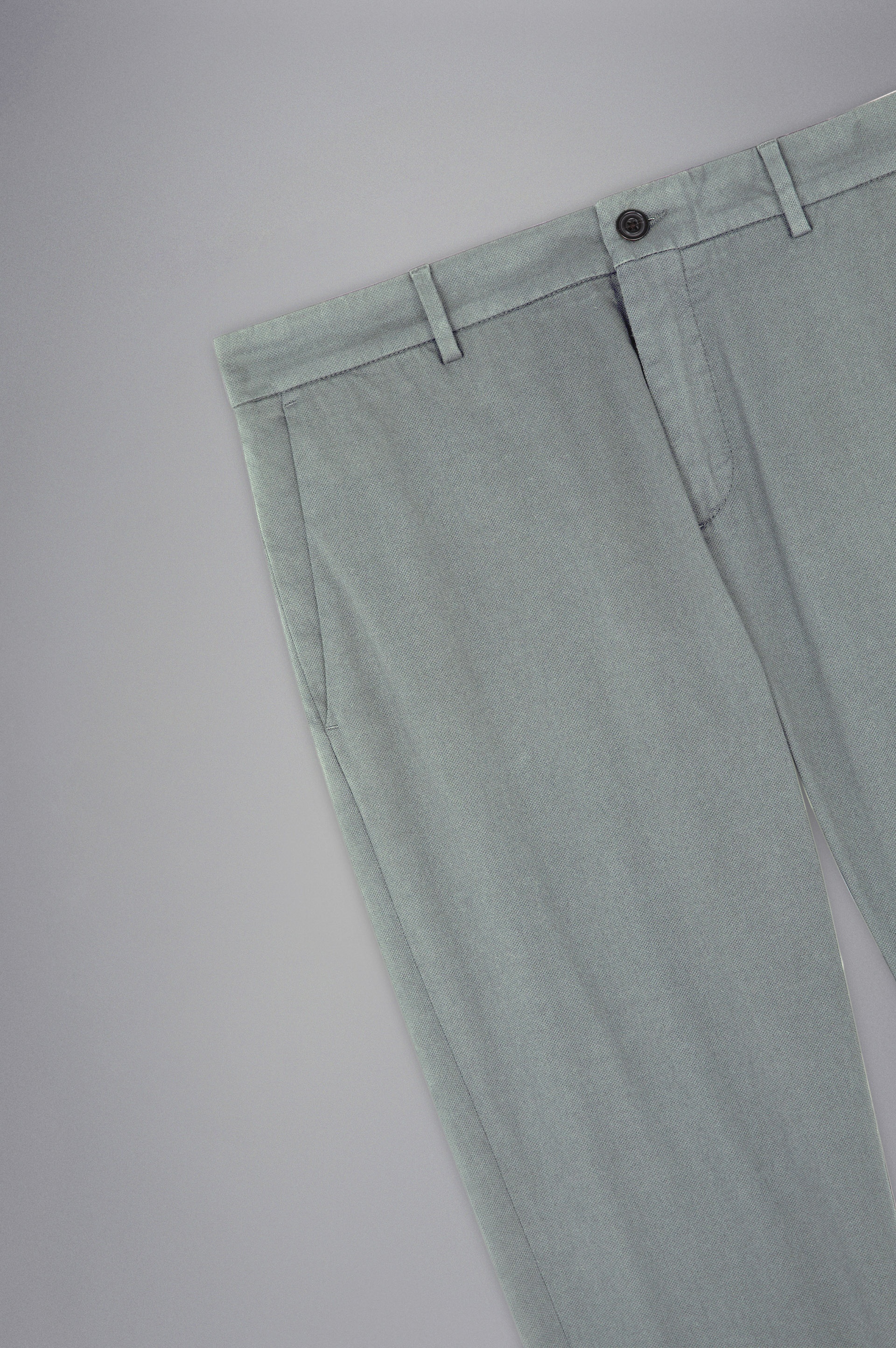 COTTON STRETCH CHINO TROUSERS - 5