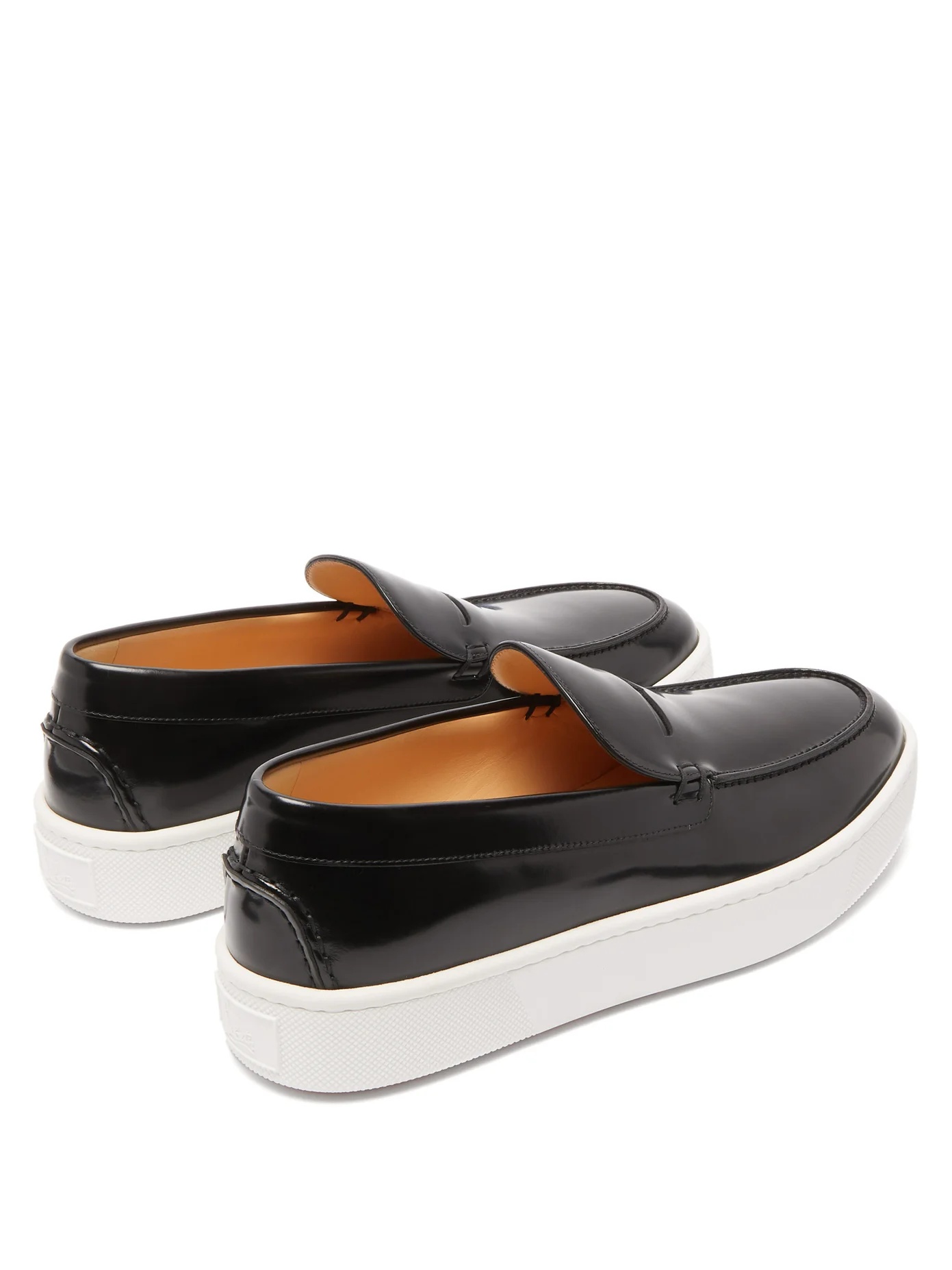 Paqueboat leather deck shoes - 4