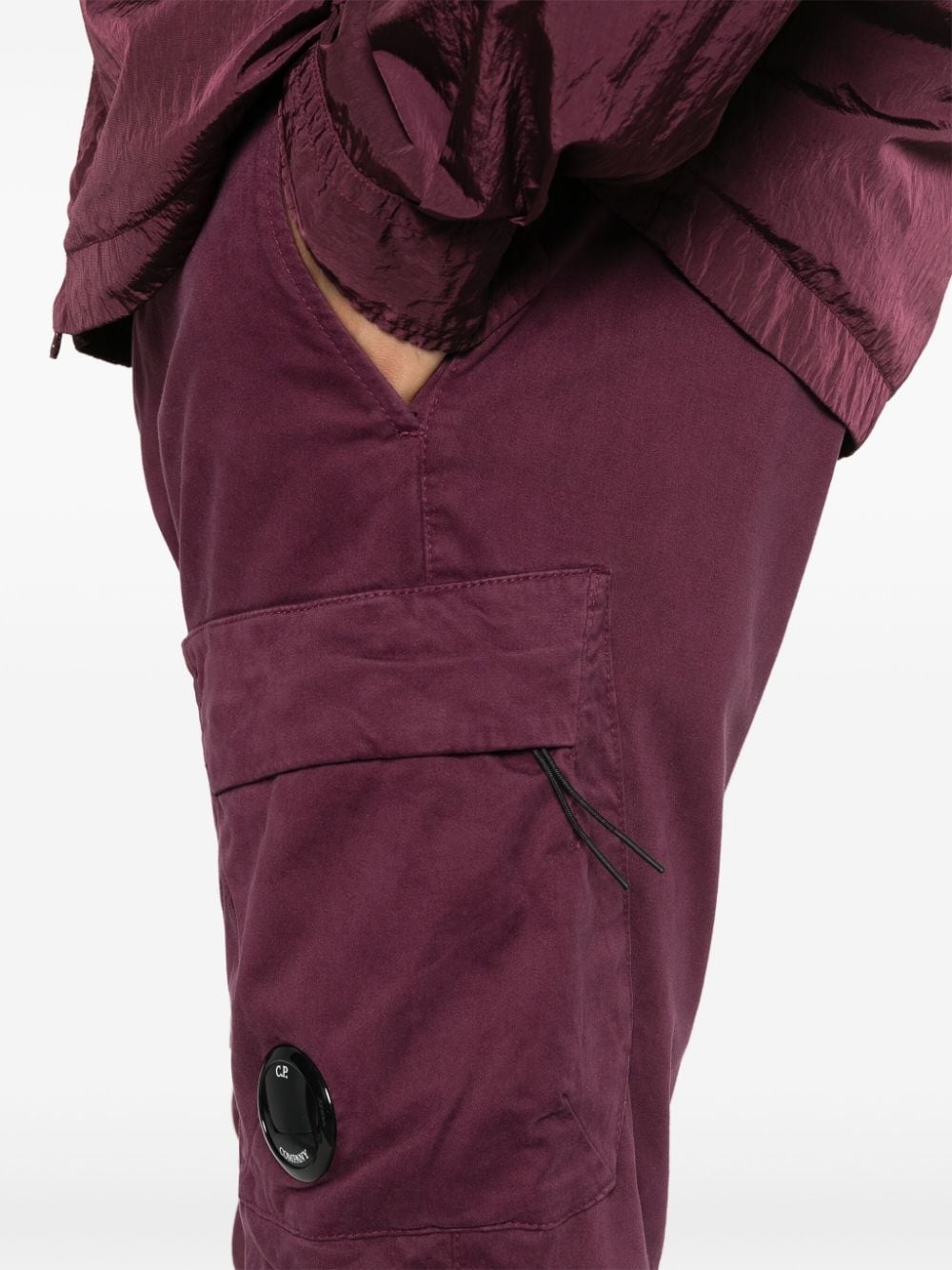 Lens-detailed trousers - 5