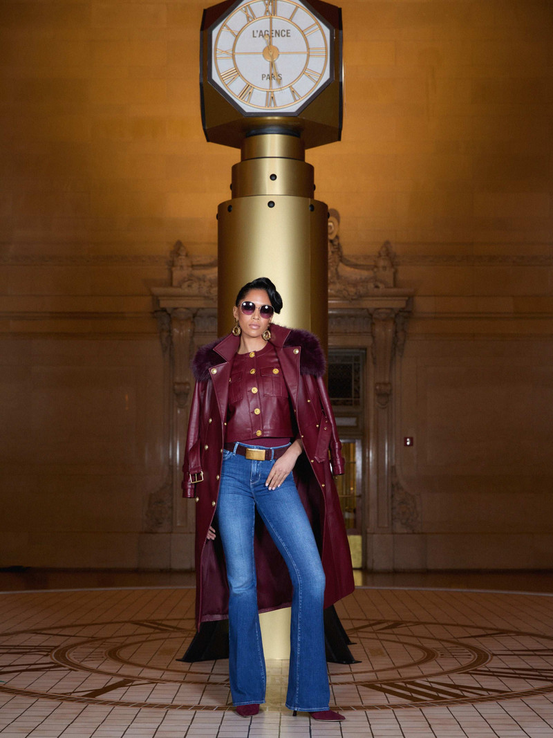 Celina Leather Trench Coat 7