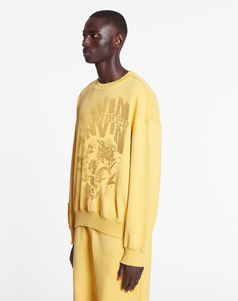 LANVIN X 미래 UNISEX LOOSE-FIT PRINTED SWEATSHIRT 3