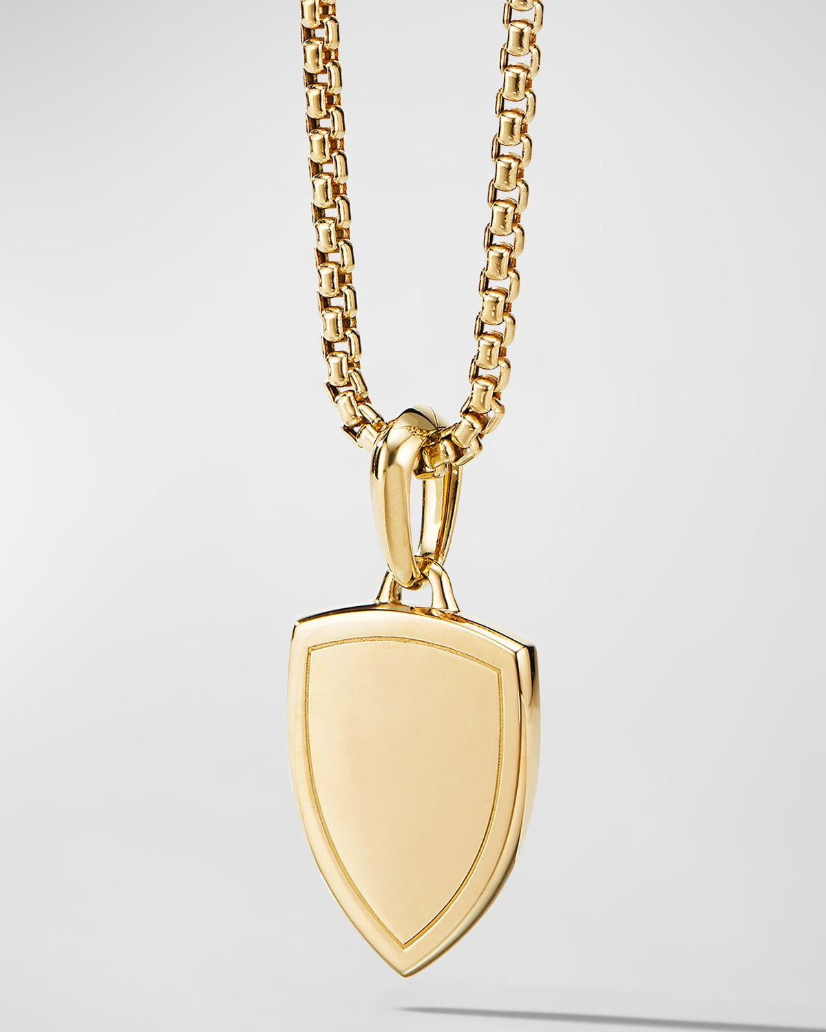 Men's St. Michael Amulet in 18K Gold, 26mm - 3