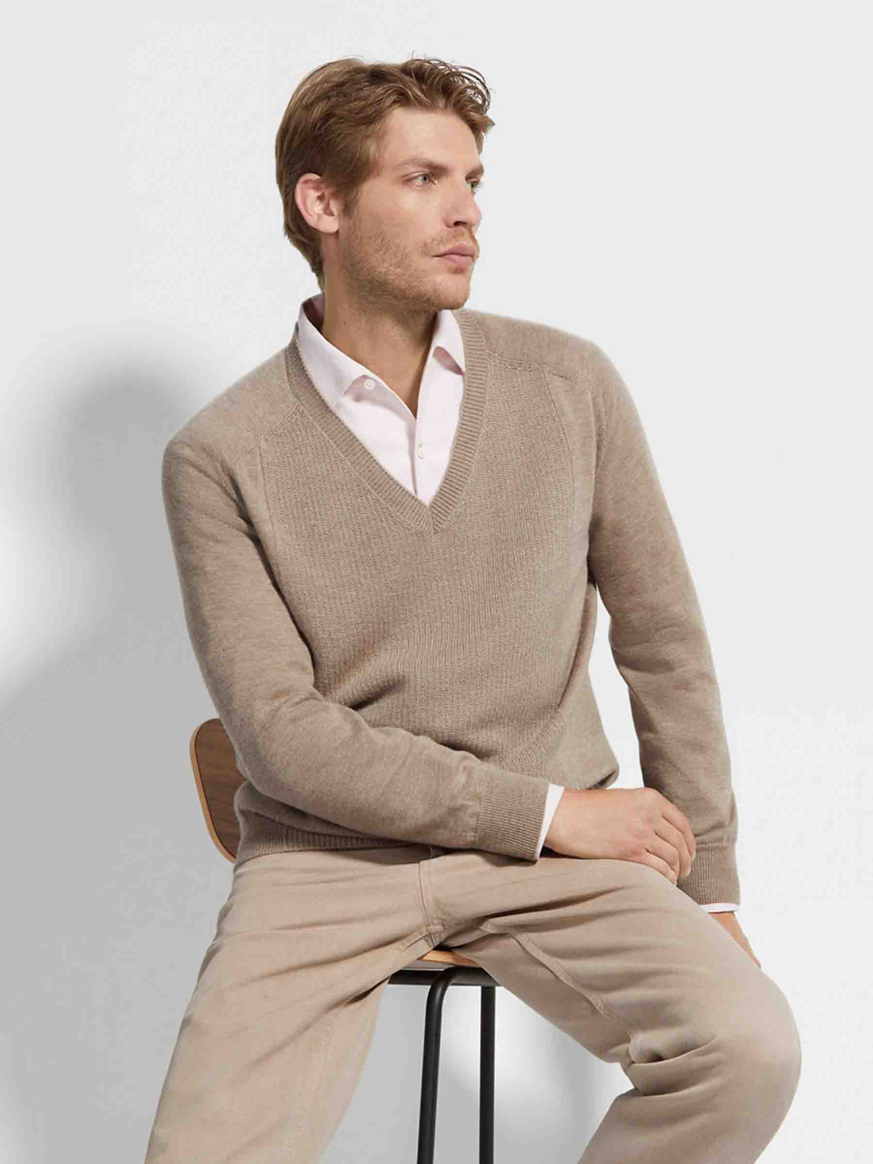 V-NECK SWEATER - 3
