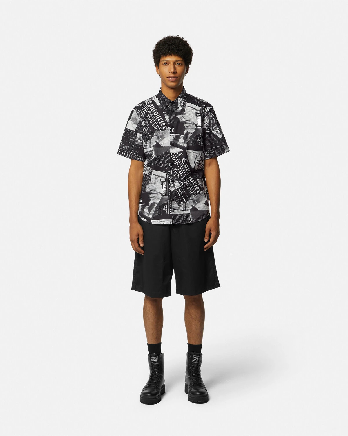 Magazine Short-Sleeved Shirt - 2