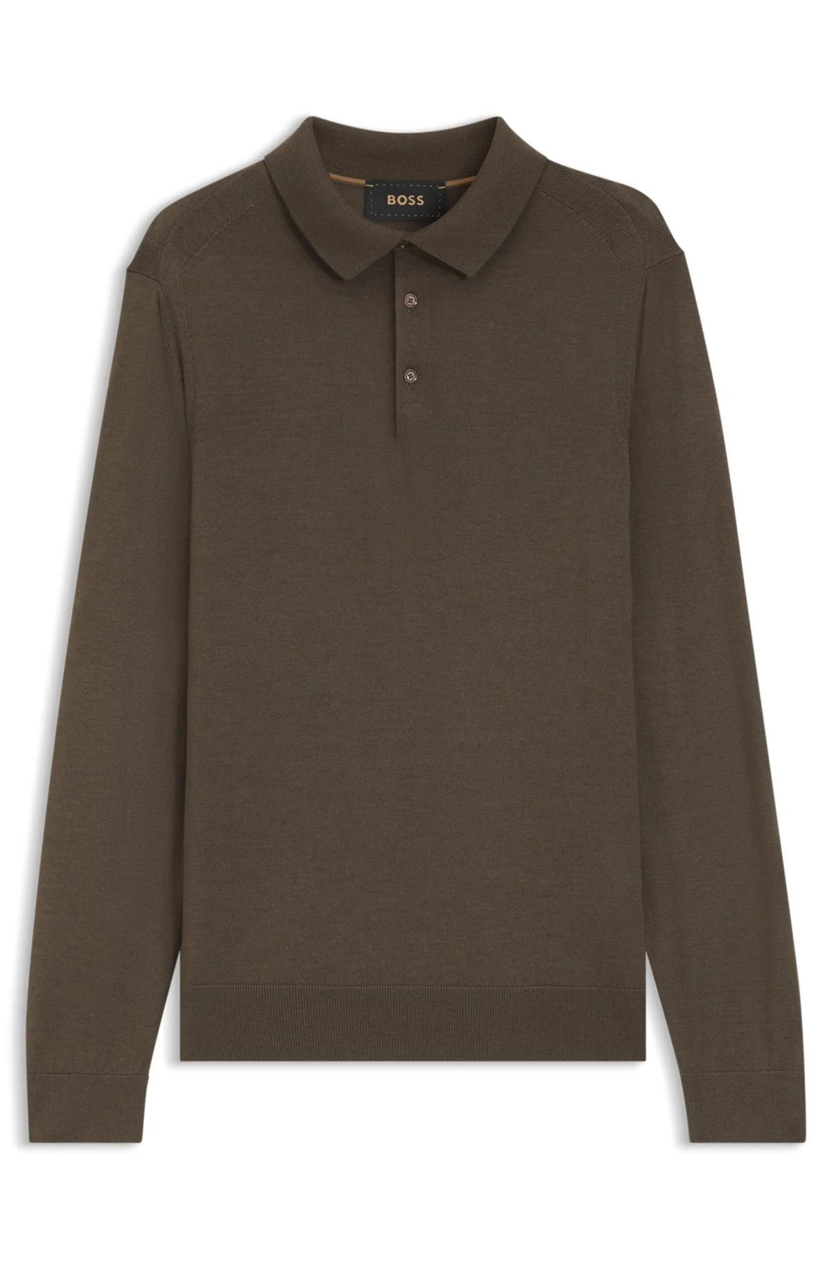 POLO SWEATER IN WOOL, SILK AND CASHMERE - 1