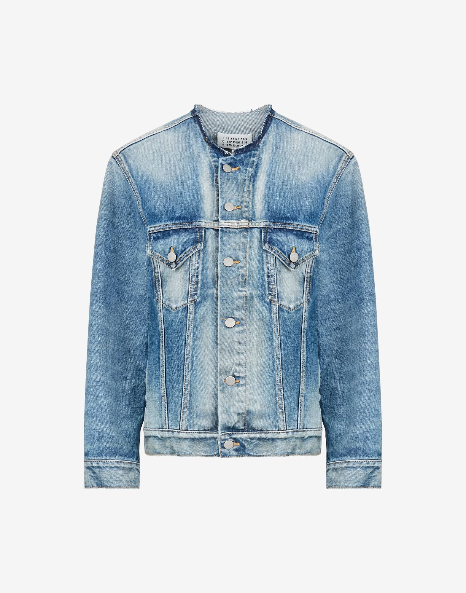 Washed denim jacket - 1