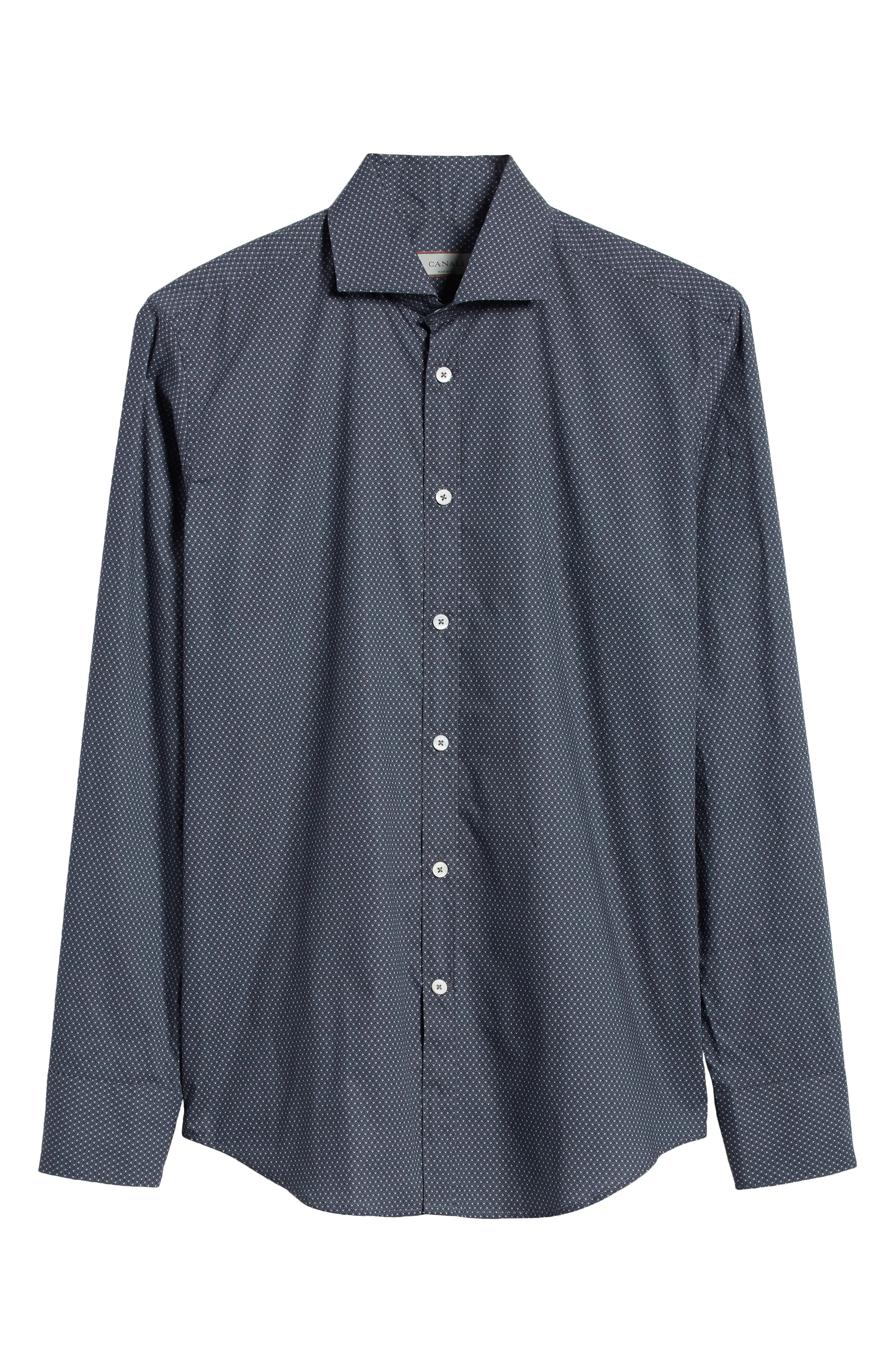 Micropattern Dress Shirt - 6