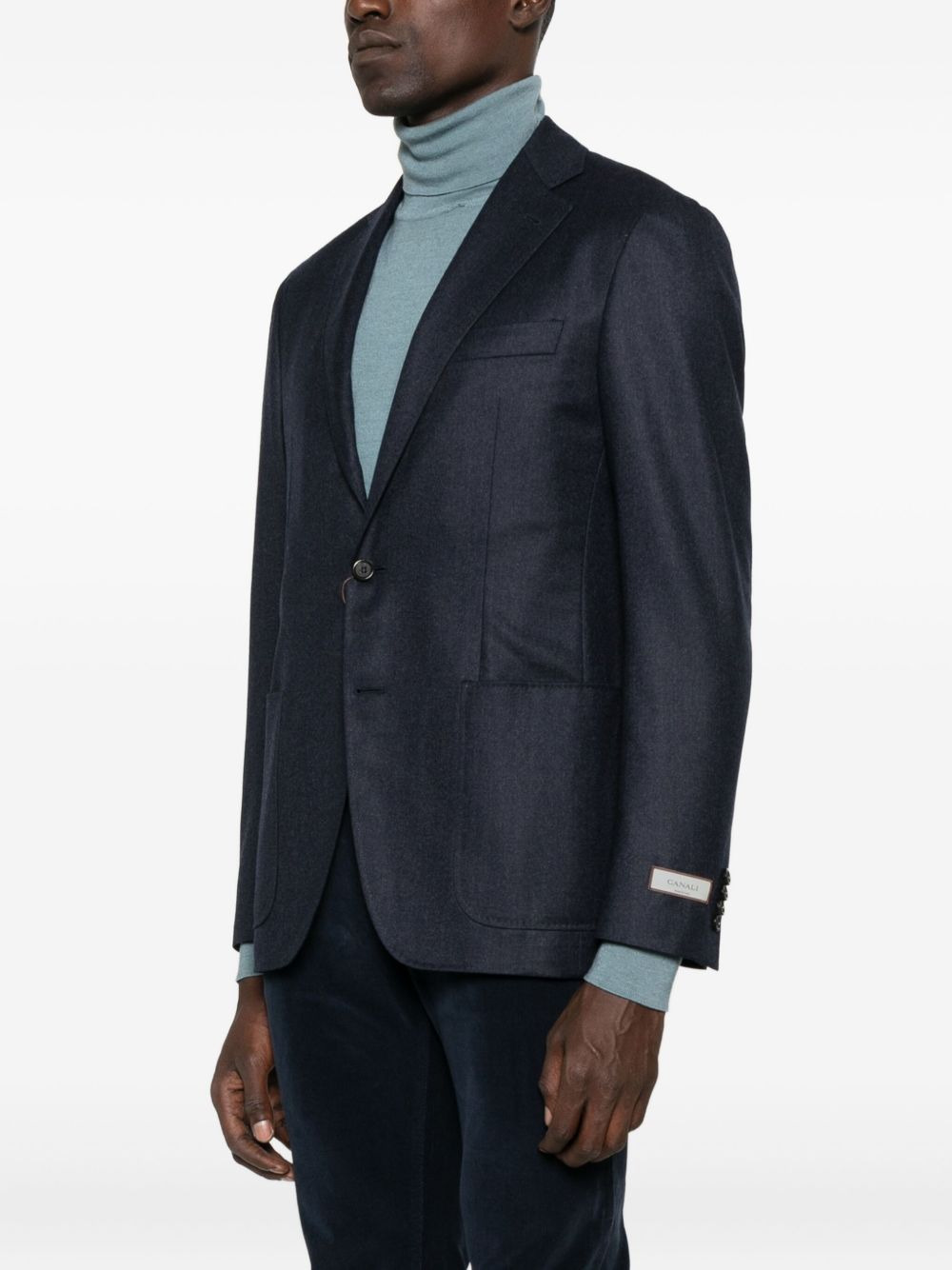 patch-pocket two-button blazer - 3