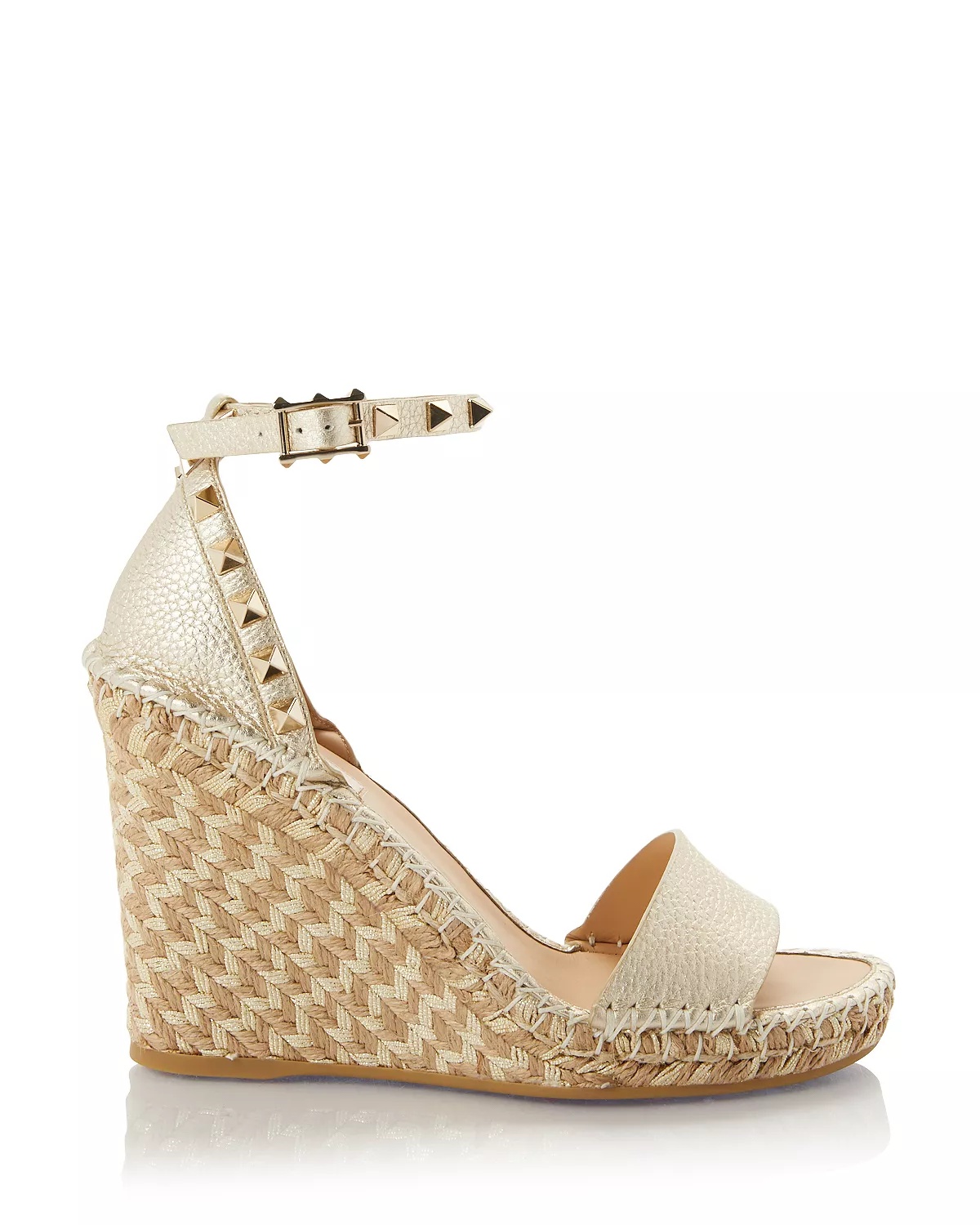 Women's Pyramid Studded Espadrille Wedge Heel Sandals - 3