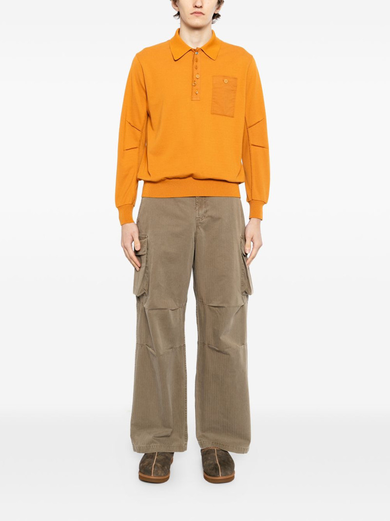 UNDERCOVER cotton polo shirt outlook