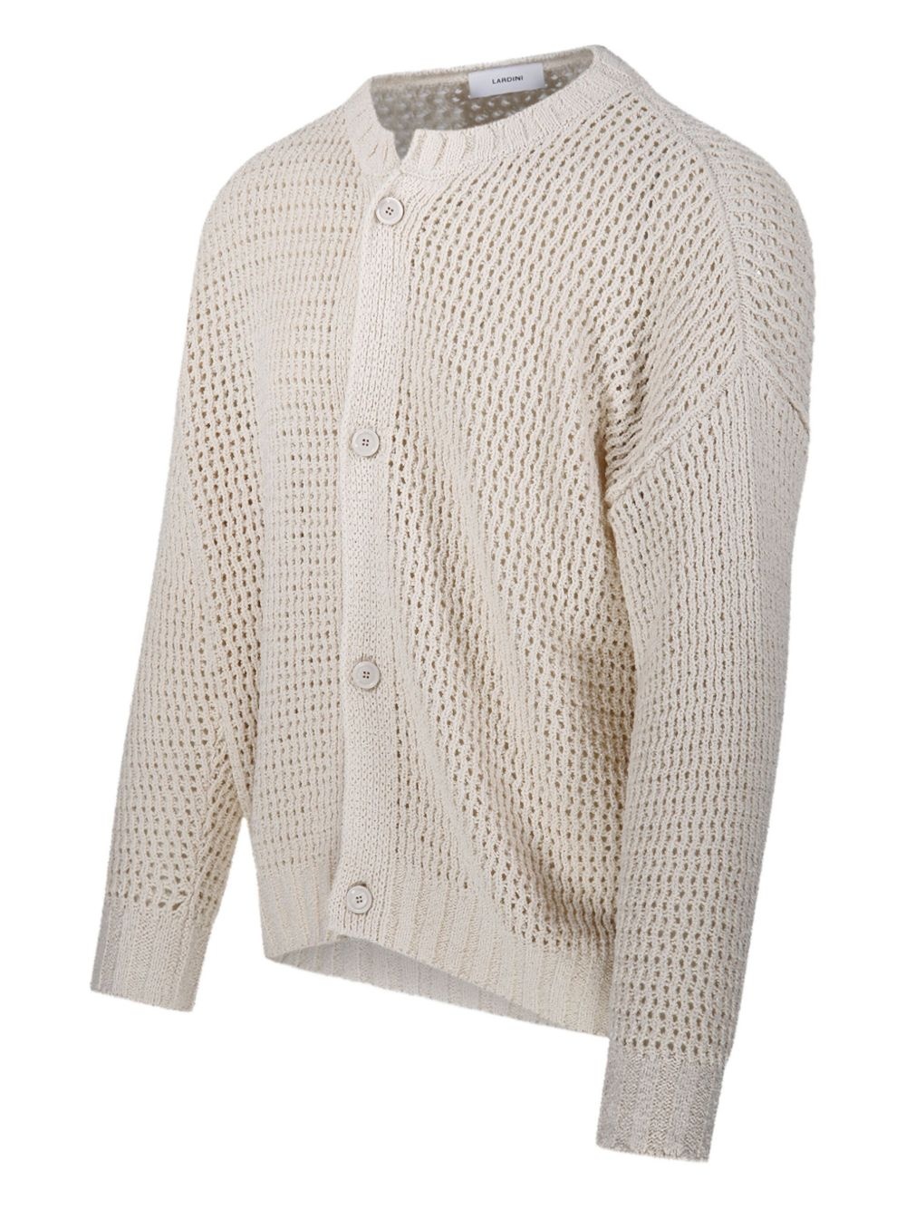 open-knit cardigan - 3