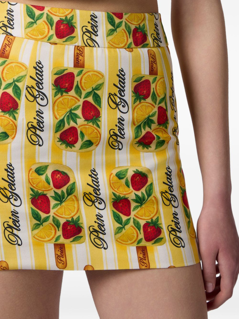 striped-detail mini skirt 5
