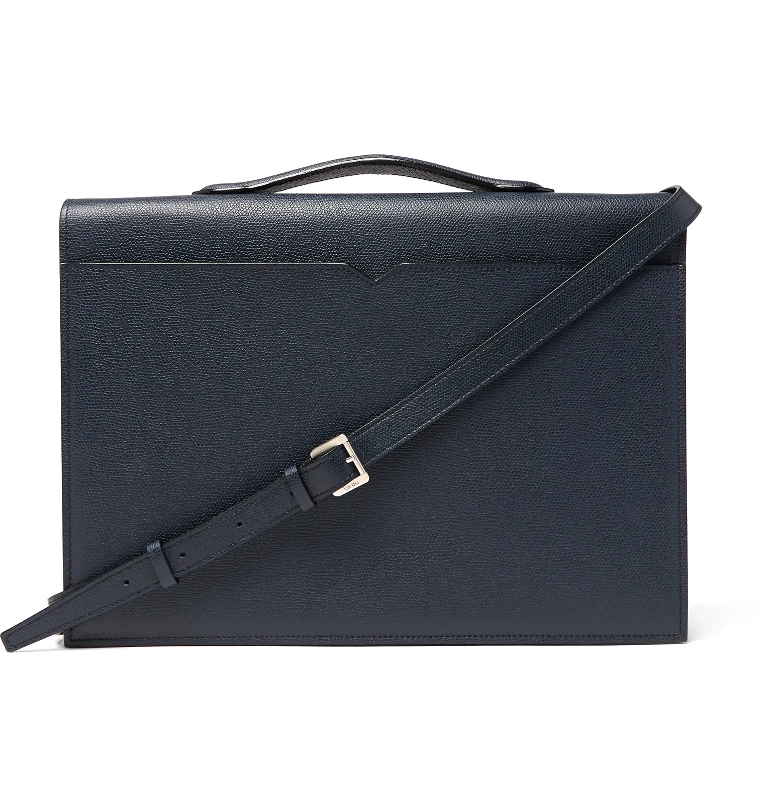 Pebble-Grain Leather Briefcase - 1