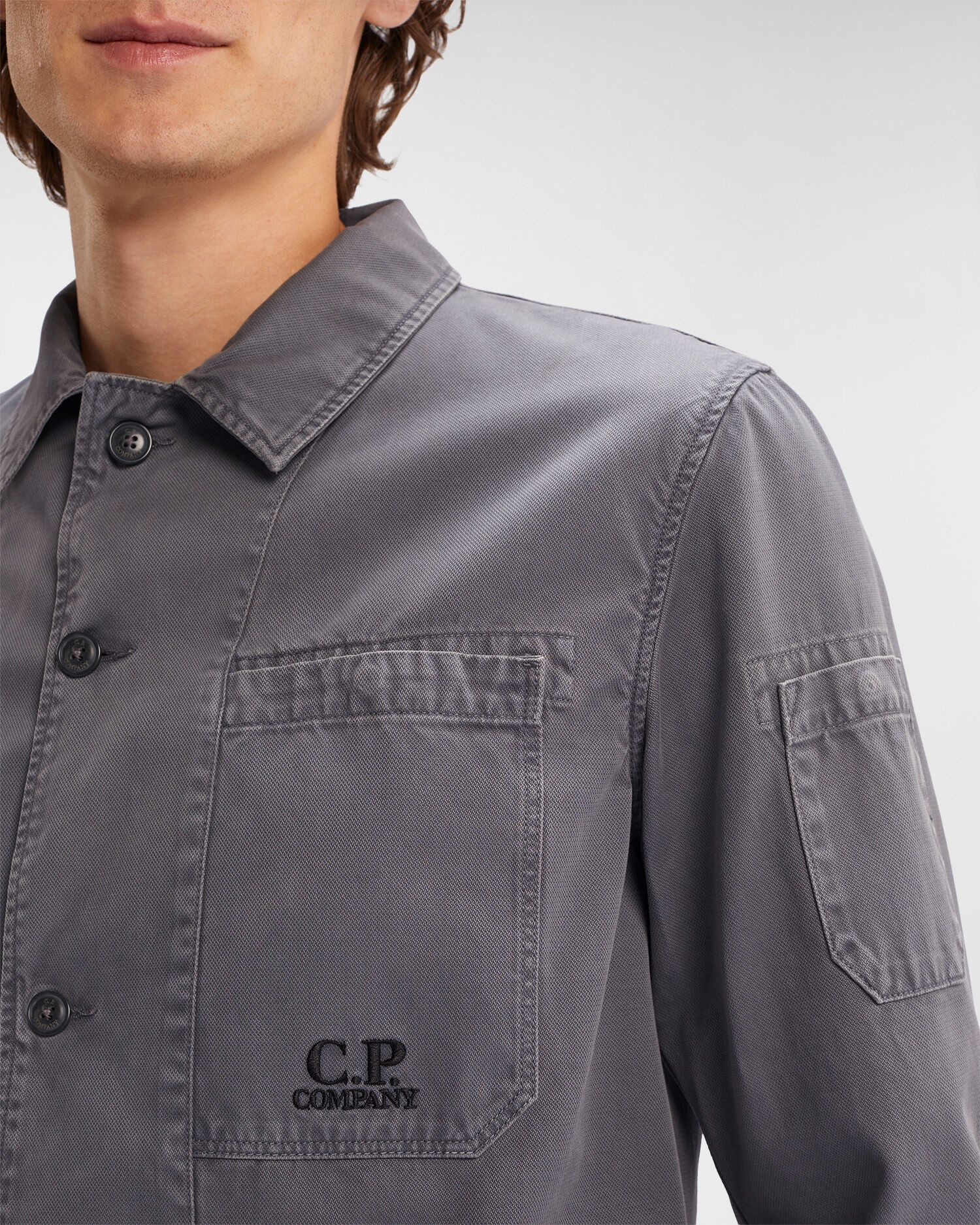 Military Twill Emerized Workwear Shirt - 6