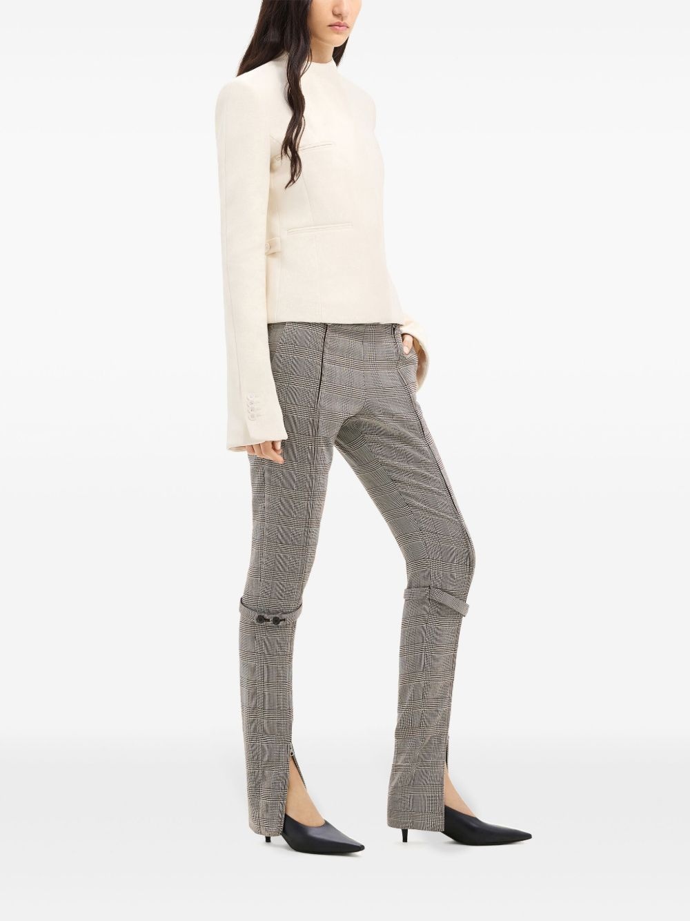 Heritage concealed-fastening crepe jacket - 3