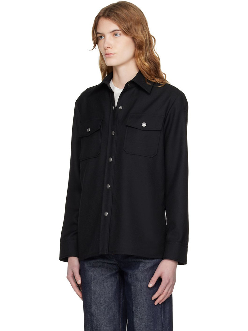 A.P.C. Black Over Shirt outlook