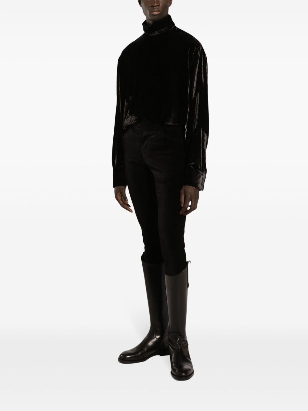 velvet shirt - 2