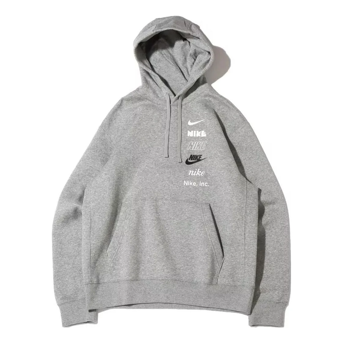 Nike Club Fleece Pullover Hoodie 'Grey' DX0784-063 - 1