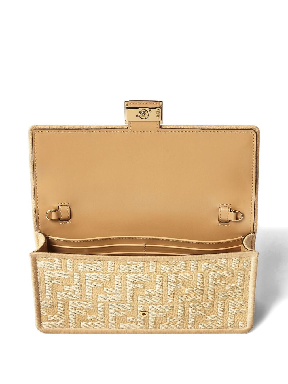 FF motif clutch bag - 4
