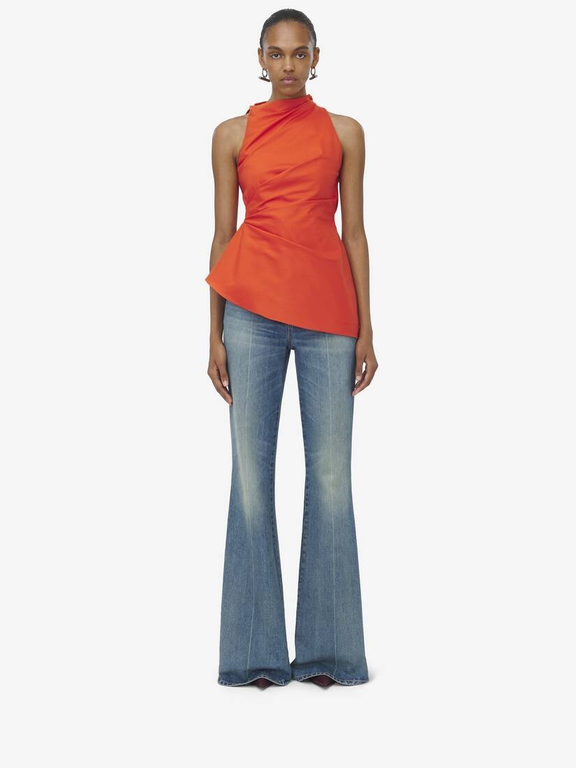 Asymmetric Gathered Top - 3