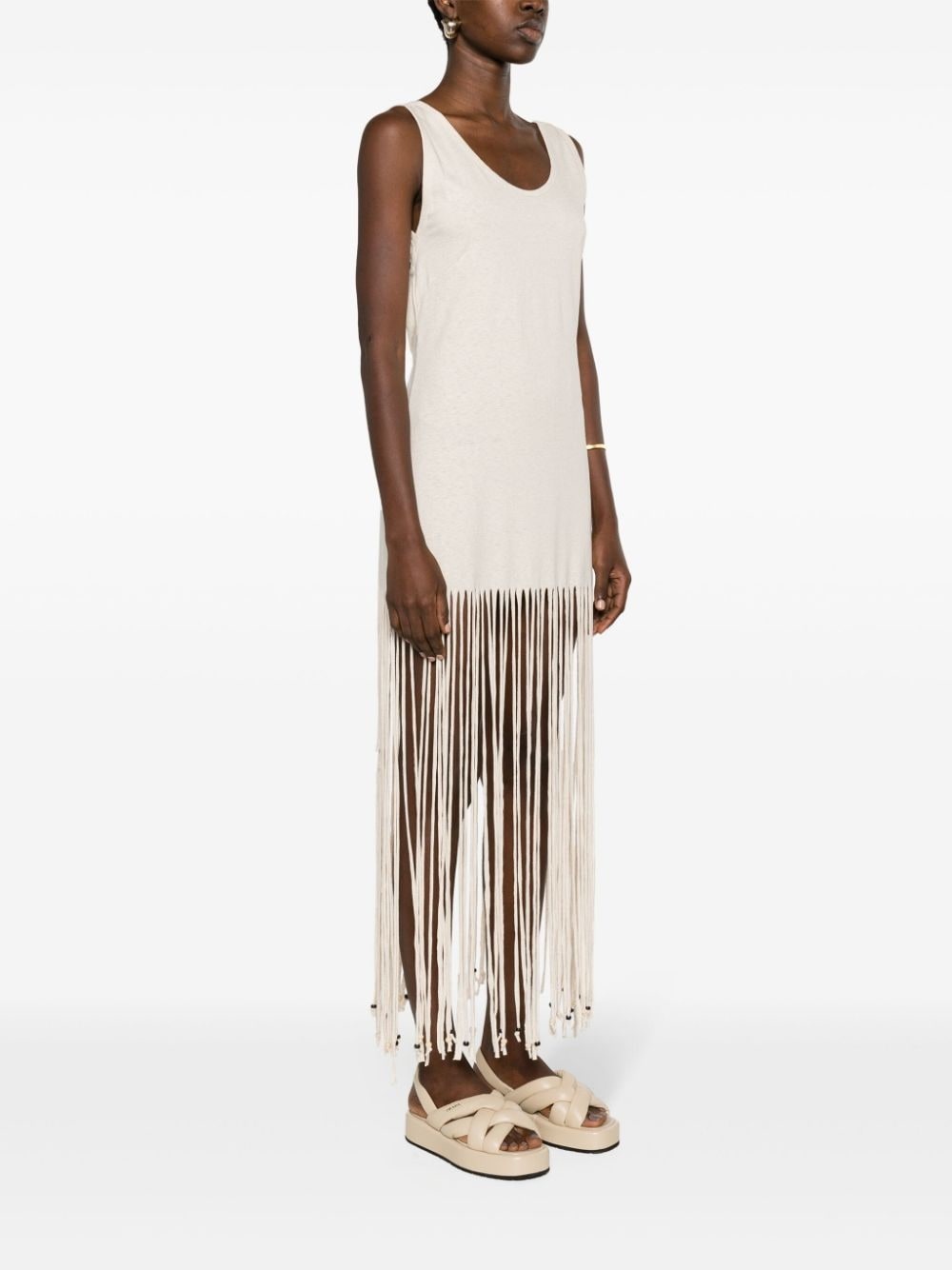 Monsoon fringed maxi dress - 3