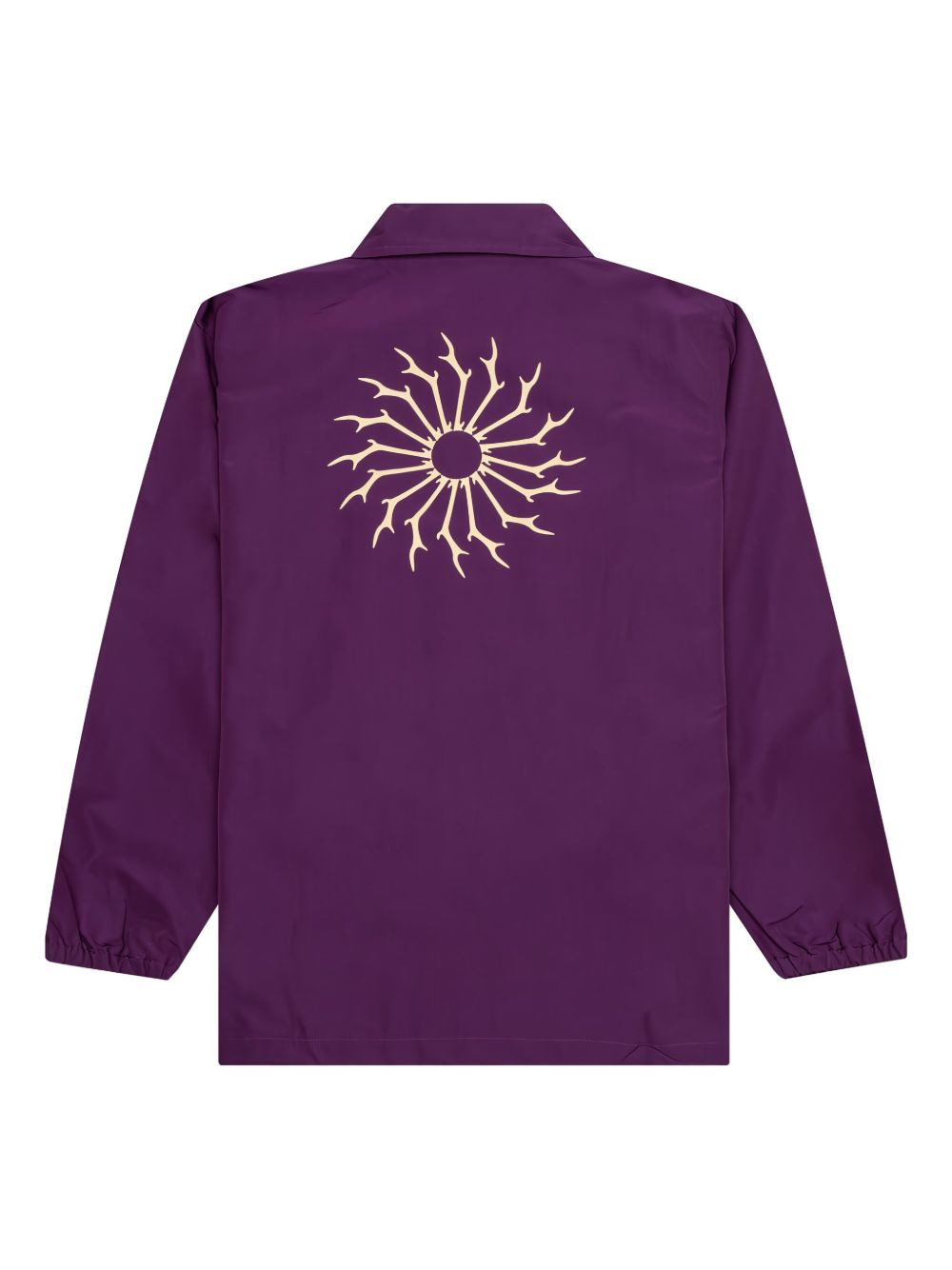 logo-print overshirt - 2