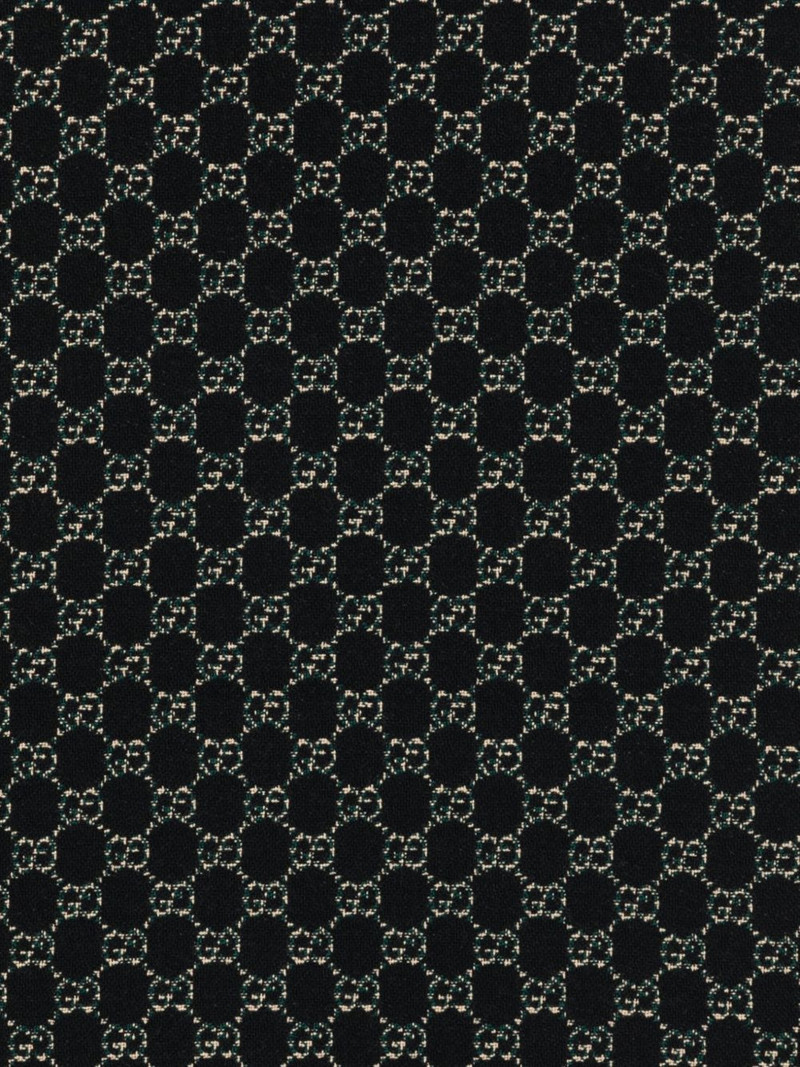 GUCCI GG Monogram pattern wool scarf outlook