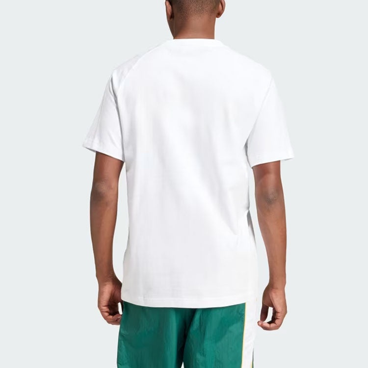 adidas originals Archive Tee 'White Green' IU0198 - 3