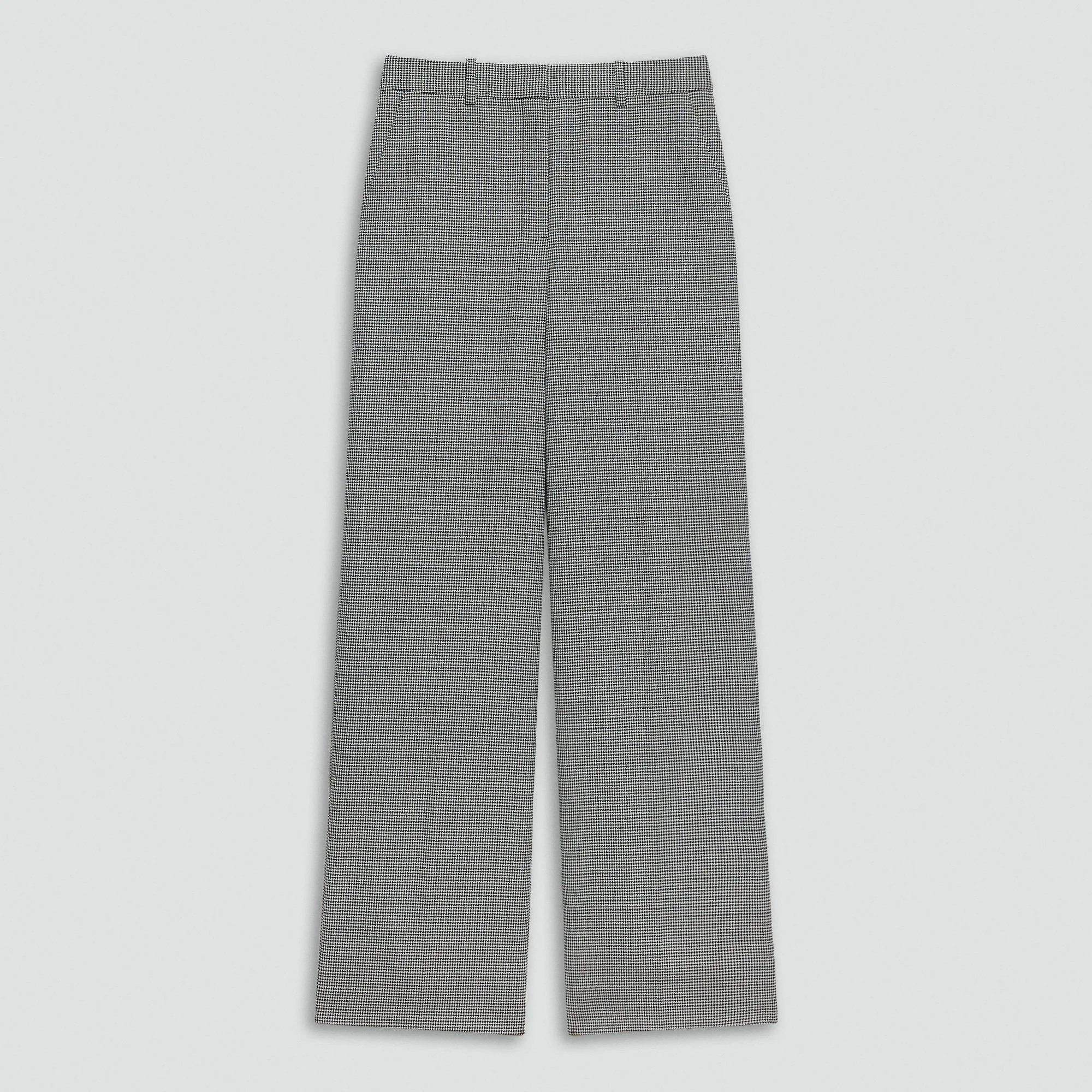 Relaxed Straight Pant in Wool-Blend Twist - 1